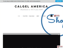 Tablet Screenshot of mycalgel.com